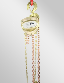 煤氣站利用防爆手拉葫蘆起吊搬運重物